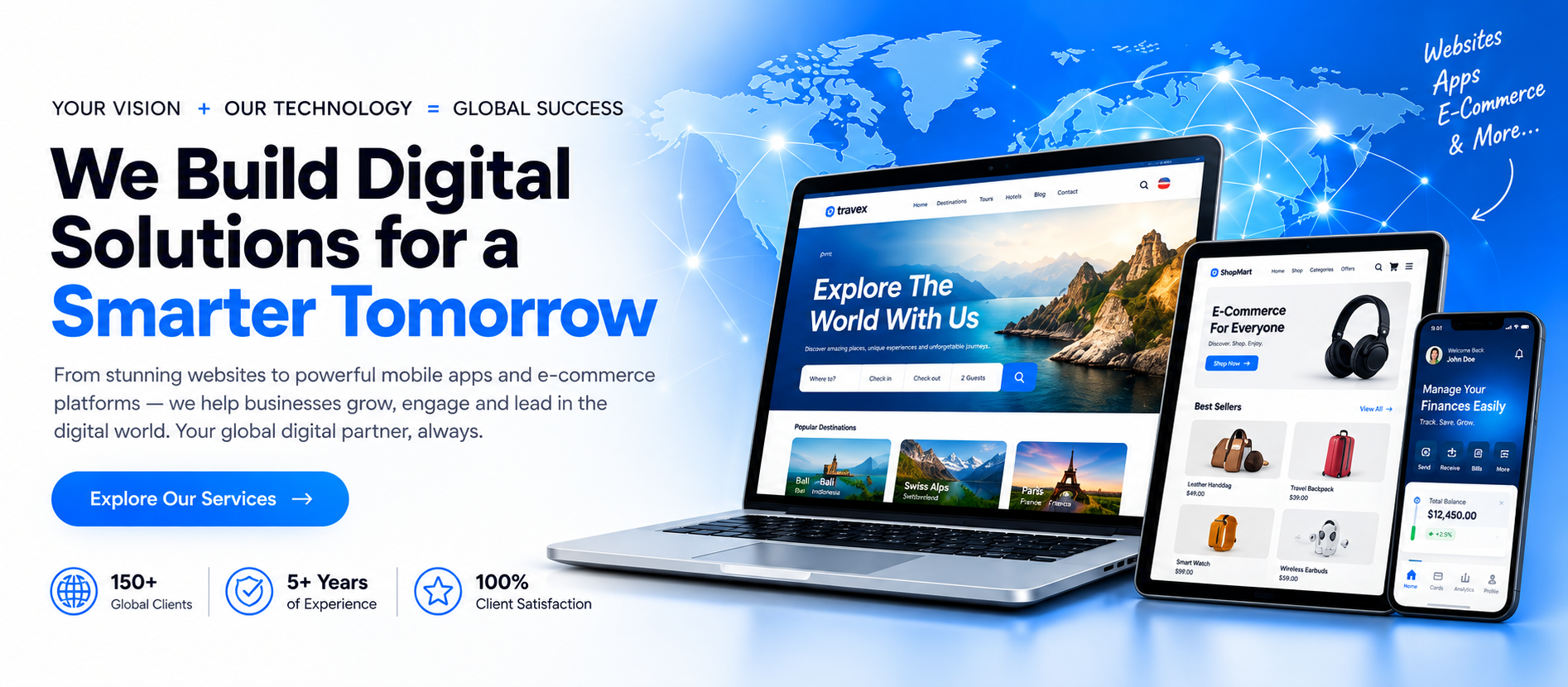 Tap4Web Devices Portfolio Banner