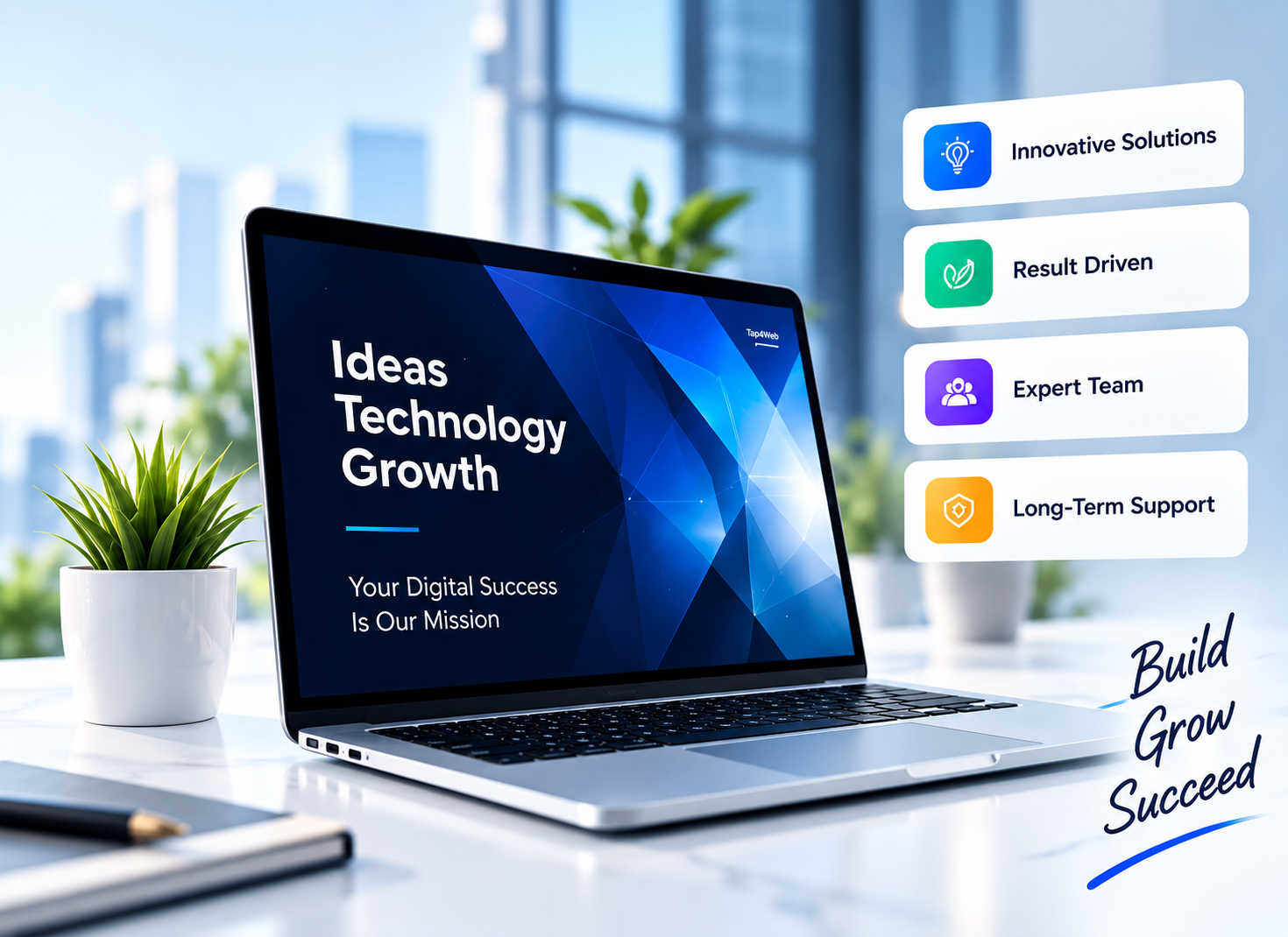 Tap4Web Professional Website Package Devices Mockup